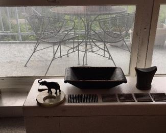 African bowls art marble 