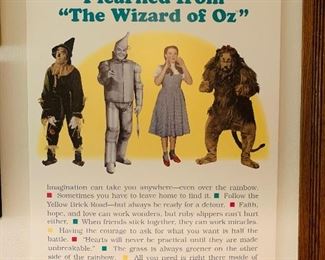 Part of a collection  of The Wizard  of Oz