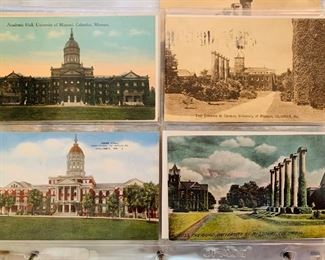 Vintage postcards from the University of Missouri