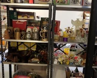 Beer Steins / Assorted Holiday Decorations