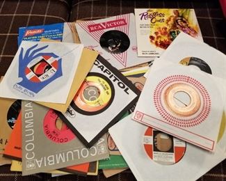 Vintage 45s in Picture Sleeves