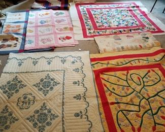 Handmade Quilts of Various Sizes