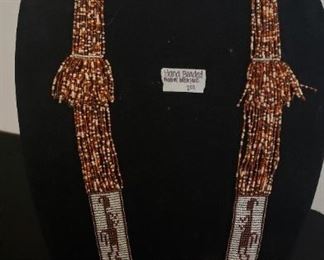 Hand beaded necklace