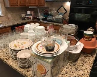 Glasses, Pyrex, and Ceramics, Oh My
