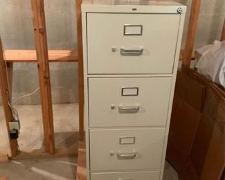 Office Filing Cabinet and Supplies