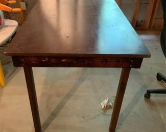 Old Bolted Table