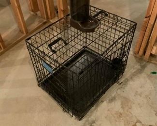 Small Wire Crate and Bowl