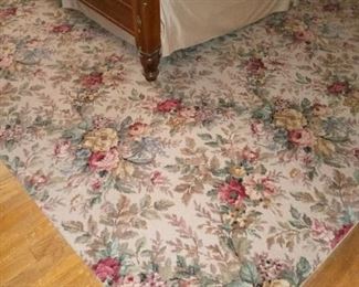 Beautiful floral rug