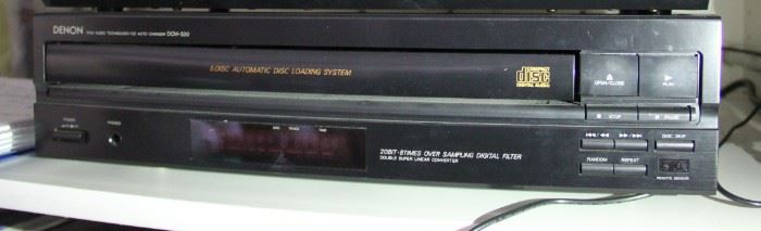 #60.  $40.00. Denon PCM Audio Technology DCM 320 CD player