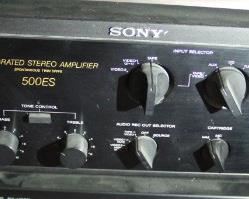 #66.  $150.00. Sony Intergrated Stereo Amplifier 500ES  TAF 500ES
