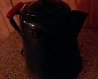 enamelware coffee pot