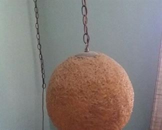 1 of 2 noodle swag lamps