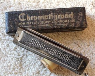 vintage harmonica