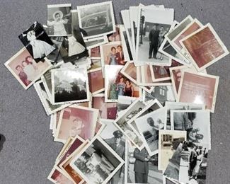 Lot of 50+ Black and White Photos taken in 1950s