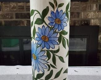 Hand Painted Ceramic Umbrella/Came Holder - Made in Spain
