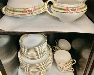 Detail china set  $20-$10 range per item. Cups and saucers $4 each 