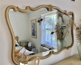 $120 French Provincial Mirror. 54" W, 36" H. 