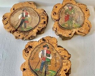 $30 for 3 cork coasters.  Each approx 6" diam. 