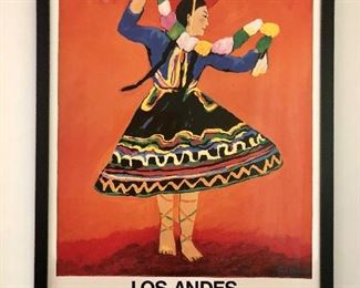 $40 Poster Los Andes 26" W x 35" H.