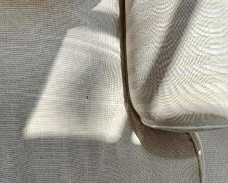 See that little teeny red mark? Just wanted you to see it! That is the only imperfection!