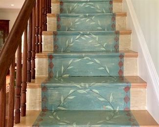 Not for sale but look at these stairs! All hand painted! Please make an appointment just to see this beautiful home!