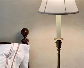 Item 33: (2) Brass Lamps - 36": Pair $150