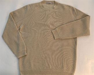 E. Zegna Men's Crew Neck Cashmere Sweater (Size L): $60