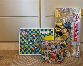 Lot of Assorted Simpsons Games: $20