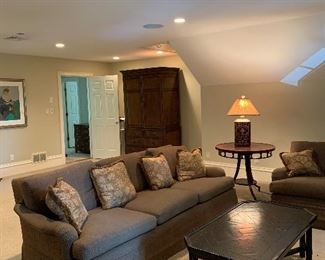 Item 38: Down Filled Sofa - 72"l x 32"w x 31"h: