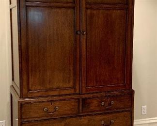 Item 36: Grange, France-Armoire - 46.25"l x 25"w x 83.5"h: $650
