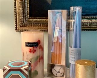 Lot of Assorted Candles: $28