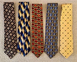 Lot 1: Assorted Ermenegildo Zegna Ties: $50