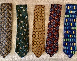 Lot 2: Assorted Ermenegildo Zegna Ties: $50