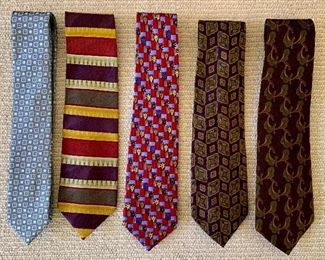 Lot 1: Assorted Ties: $35