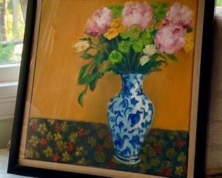 Item 68: Still Life Oil on Linen - 19" x 19": $395