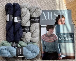 Lot 3: Assorted Yarn and Knitting Books: $30