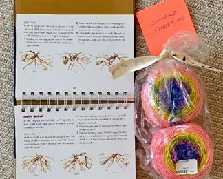 Lot 8: "Cupcake Fingerling" Yarn and Knitting Book: $25