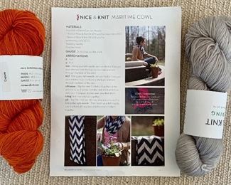 Orange/Grey and pattern: $15