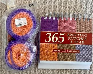 Item 14: "Cupcake Yarn" and Calendar: $25