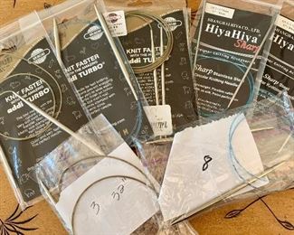 Lot 2: Assorted Knitting Needles: $20