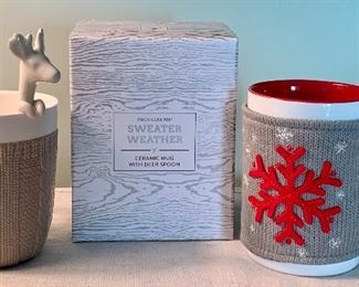 Lot of Christmas Mugs: $15