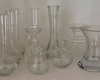 Lot of Assorted Vases: $16