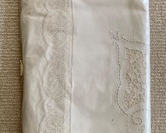 Linen Tablecloth: $25