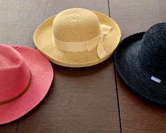 Lot of 3 Women's Hats -Wallaroo - black and pink, Toucan - the one in the middle: $10 each