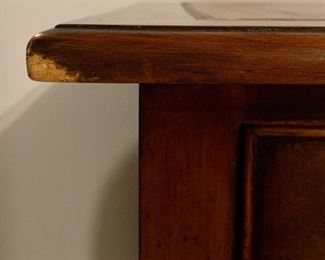 Please note loss of stain on corner - you can fix it!!