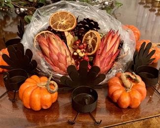 Lot of Thanksgiving Decorations: $14