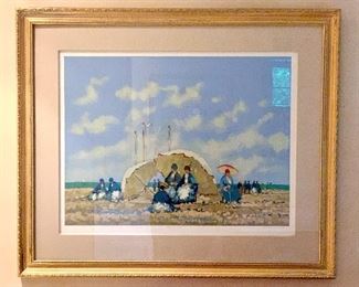 Item 124: Signed Lithograph (196/285) - 39.25" x 33": $250