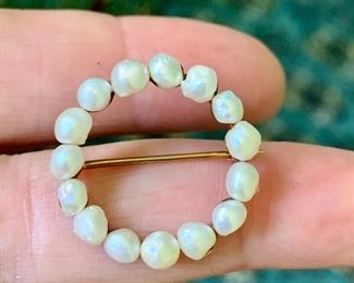 Item 88: 10K Pearl Pin: $100