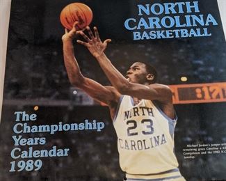 1989 UNC Champions Calendar