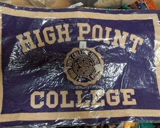 High Point College Pennant in original packaging